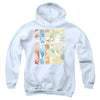 DC - Justice League Columns Youth Hooded Sweatshirt