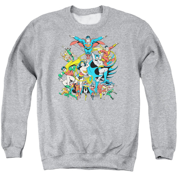 DC - Justice League Assemble Adult Crewneck Sweatshirt