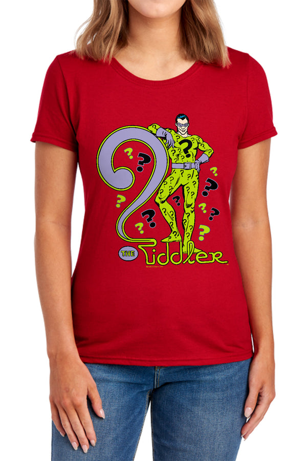 DC - The Riddler Women's Short Sleeve