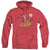 Flash - Crimson Comet Adult Heather Hoodie