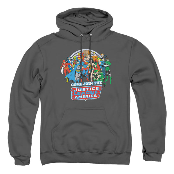 DC - Join The Justice League Adult Pullover Hoodie