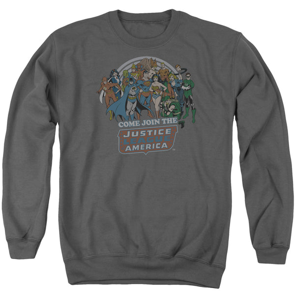 DC - Join The Justice League Adult Crewneck Sweatshirt