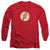 Flash - Flash Logo Distressed Adult Long Sleeve