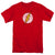 Flash - Flash Logo Distressed Adult Regular Fit Short Sleeve
