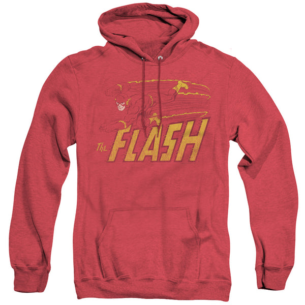 Flash - Flash Speed Distressed Adult Heather Hoodie