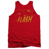 Flash - Flash Speed Distressed Adult Tank Top