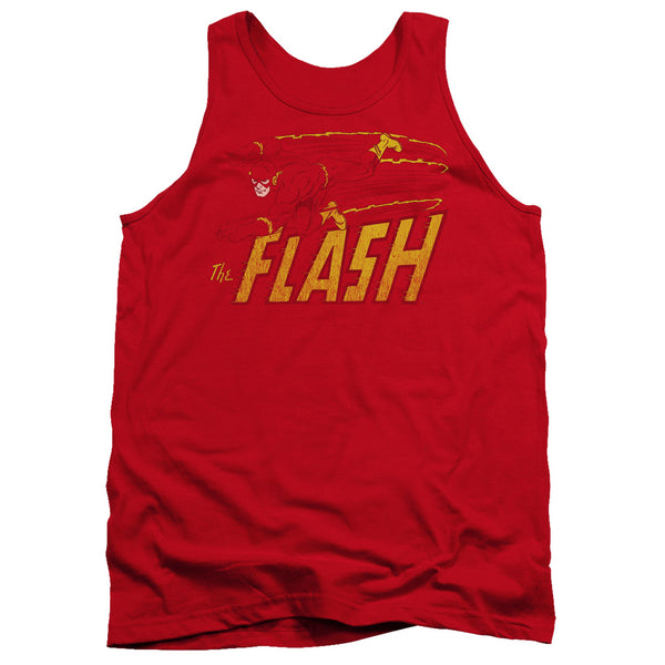 Flash - Flash Speed Distressed Adult Tank Top
