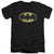 DC - Retro Bat Logo Distressed Adult Slim Fit V Neck Cotton