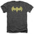 DC - Batgirl Logo Distressed Adult Regular Fit Heather Short Sleeve
