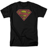 DC - Retro Supes Logo Distressed Adult Regular Fit Short Sleeve