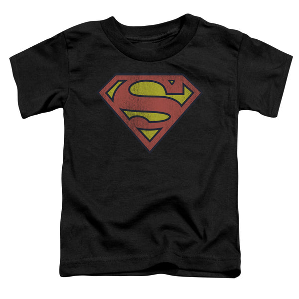 DC - Retro Supes Logo Distressed Toddler Short Sleeve