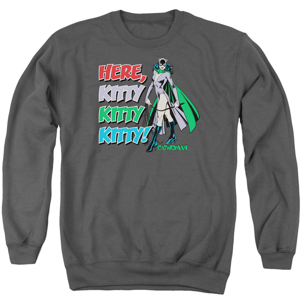 DC - Here Kitty Adult Crewneck Sweatshirt