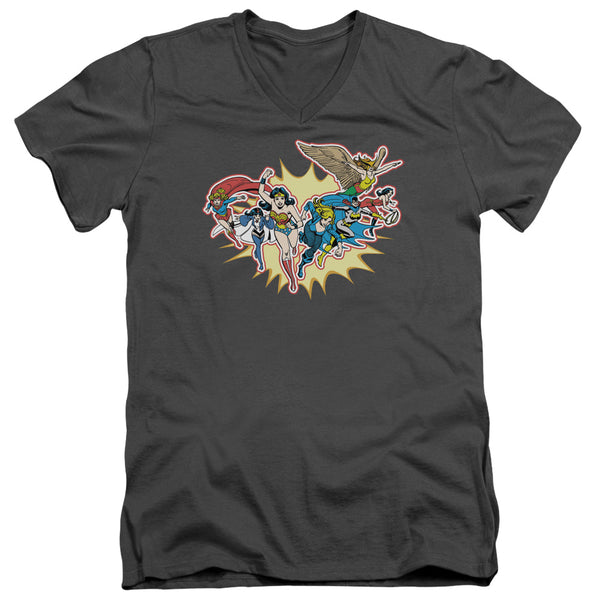 DC - Please Get Me Adult Slim Fit V Neck Cotton