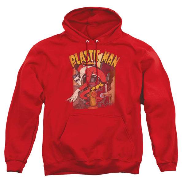 DC - Plastic Man Street Adult Pullover Hoodie