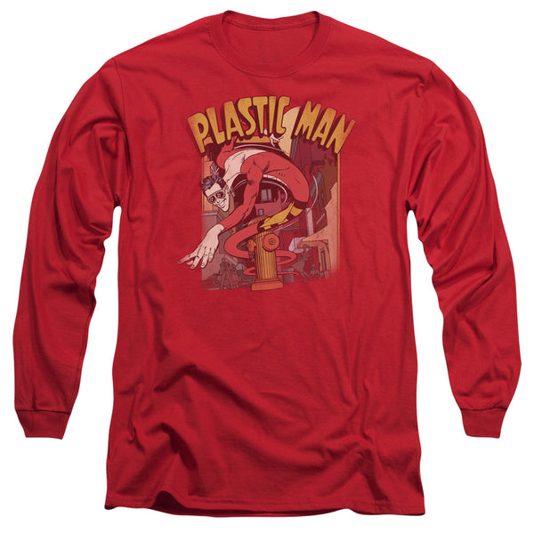 DC - Plastic Man Street Adult Long Sleeve