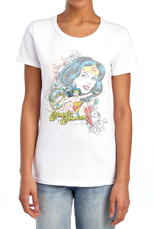 DC - Wonder Scroll Women's Short Sleeve