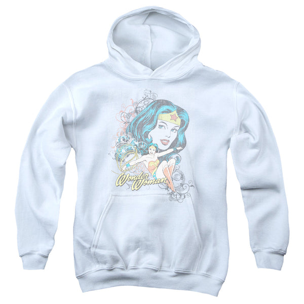 DC - Wonder Scroll Youth Hooded Sweatshirt