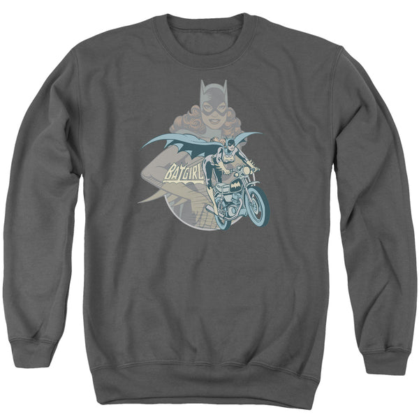 DC - Batgirl Biker Adult Crewneck Sweatshirt