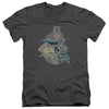 DC - Batgirl Biker Adult Slim Fit V Neck Cotton