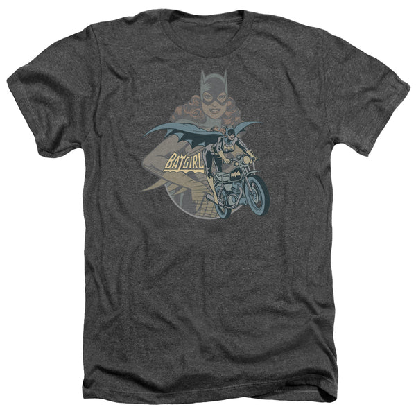 DC - Batgirl Biker Adult Regular Fit Heather Short Sleeve