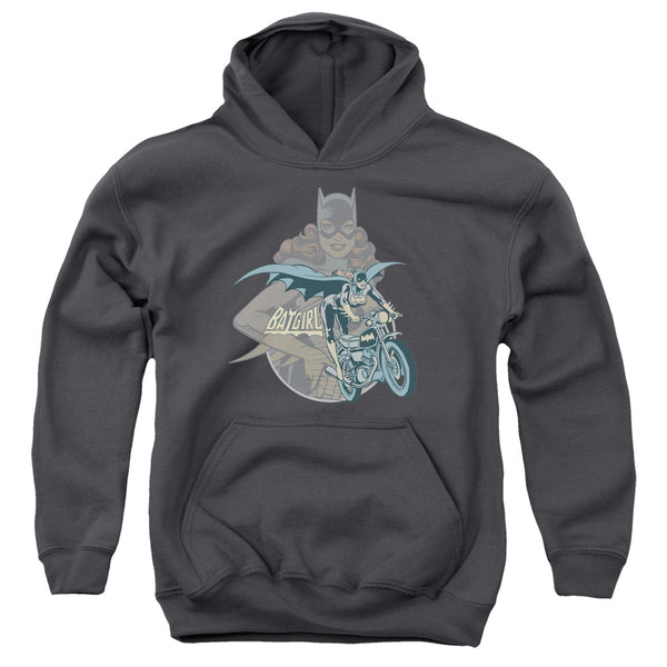 DC - Batgirl Biker Youth Hooded Sweatshirt