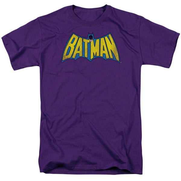 DC - Classic Batman Logo Distressed Adult Regular Fit Short Sleeve