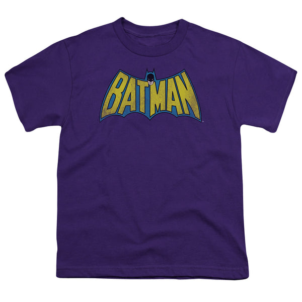 DC - Classic Batman Logo Distressed Youth Short Sleeve