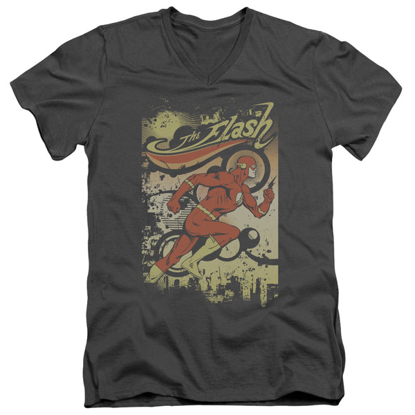Flash - Just Passing Through Adult Slim Fit V Neck Cotton