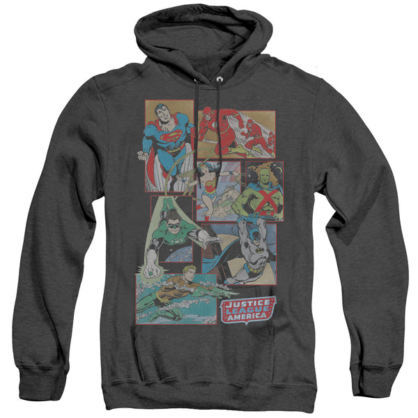 DC - Justice League Boxes Adult Heather Hoodie