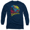 Dc - Big Blue Adult Long Sleeve Shirt