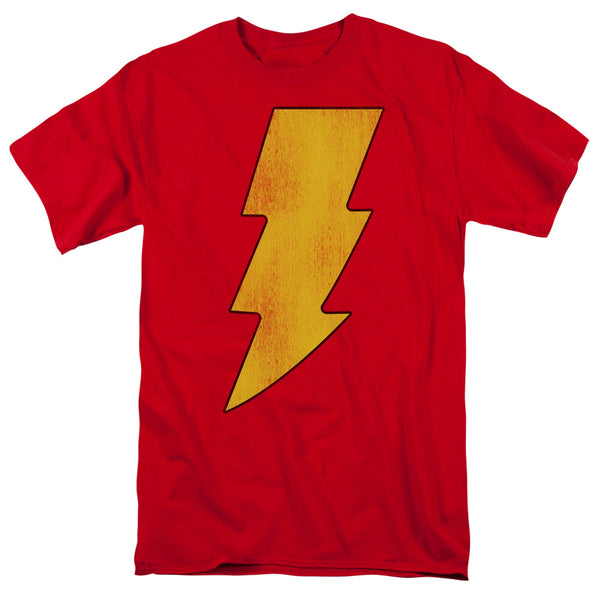DC - Shazam Logo Distressed Adult Regular Fit Short Sleeve