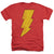 DC - Shazam Logo Distressed Adult Regular Fit Heather Short Sleeve