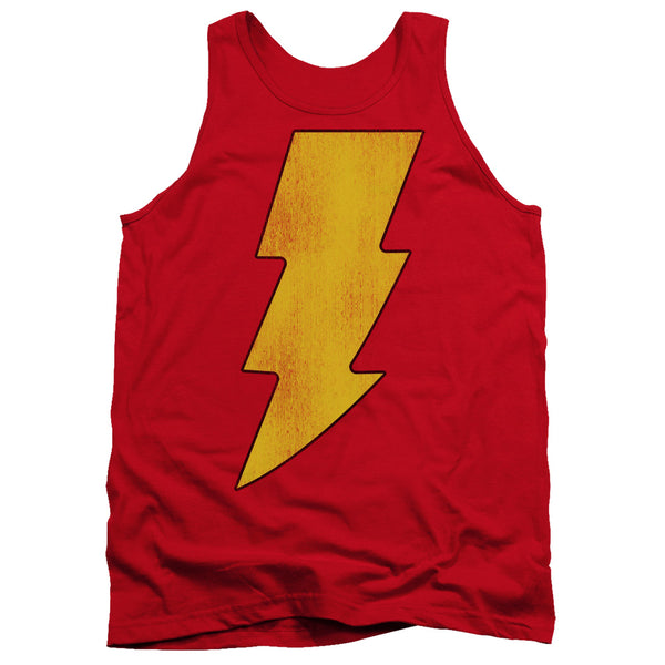 DC - Shazam Logo Distressed Adult Tank Top