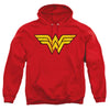 DC - Wonder Woman Logo Dist Adult Pullover Hoodie