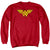 DC - Wonder Woman Logo Dist Adult Crewneck Sweatshirt