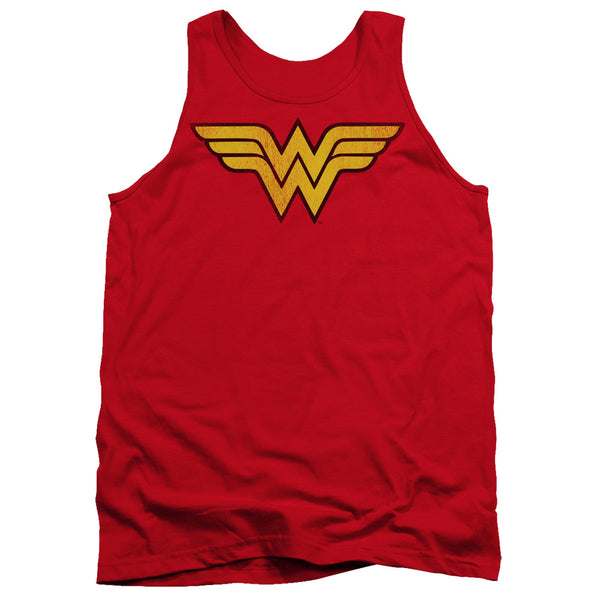 DC - Wonder Woman Logo Dist Adult Tank Top