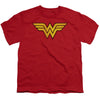 DC - Wonder Woman Logo Dist Youth Short Sleeve