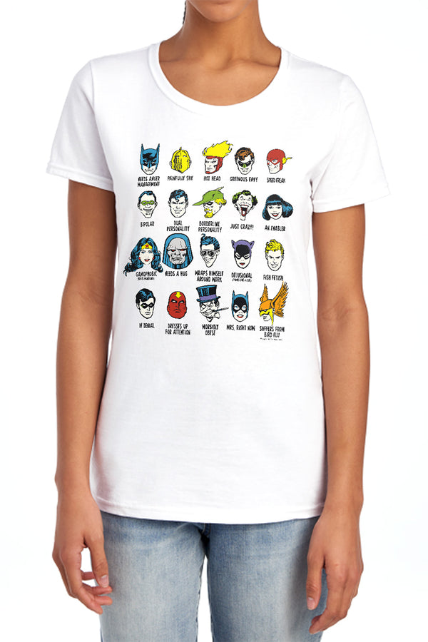 DC - Superhero Issues Women's Short Sleeve