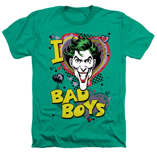 DC - I Heart Bad Boys 2 Adult Regular Fit Heather Short Sleeve