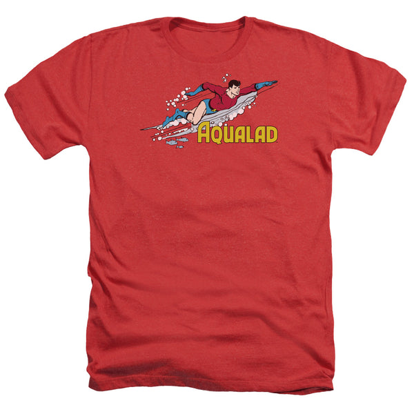 DC - Aqualad Adult Regular Fit Heather Short Sleeve