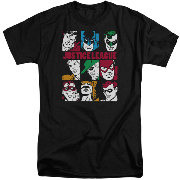 DC - Nine Blocks Of Justice Adult Tall Fit Short Sleeve