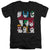 DC - Nine Blocks Of Justice Adult Slim Fit V Neck Cotton