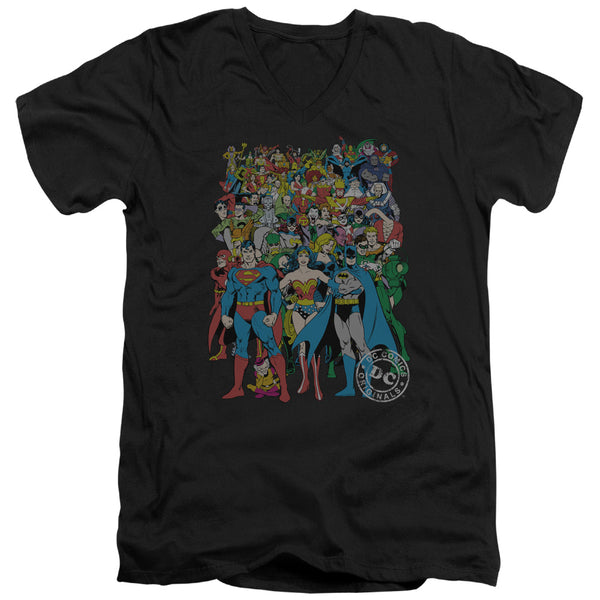 DC - Original Universe Adult Slim Fit V Neck Cotton