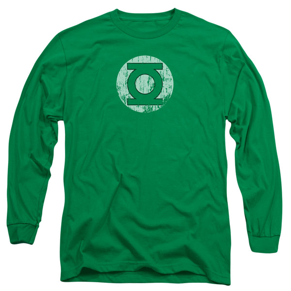 DC - Distressed Lantern Logo Adult Long Sleeve