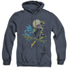 DC - Night Person Adult Heather Hoodie
