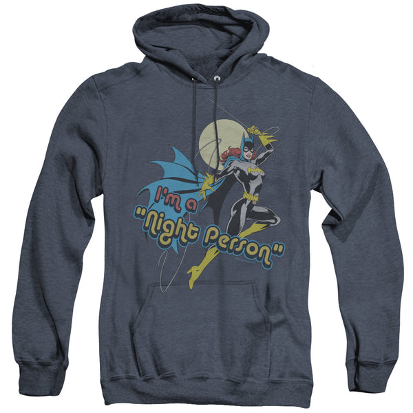 DC - Night Person Adult Heather Hoodie