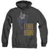 DC - I Love Nerds Adult Heather Hoodie