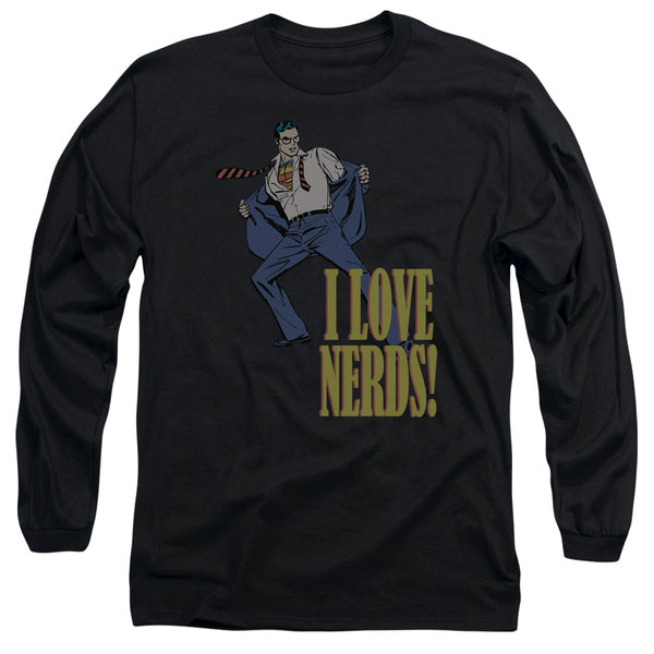 DC - I Love Nerds Adult Long Sleeve
