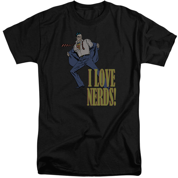 DC - I Love Nerds Adult Tall Fit Short Sleeve