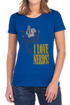 DC - I Love Nerds Women's Short Sleeve